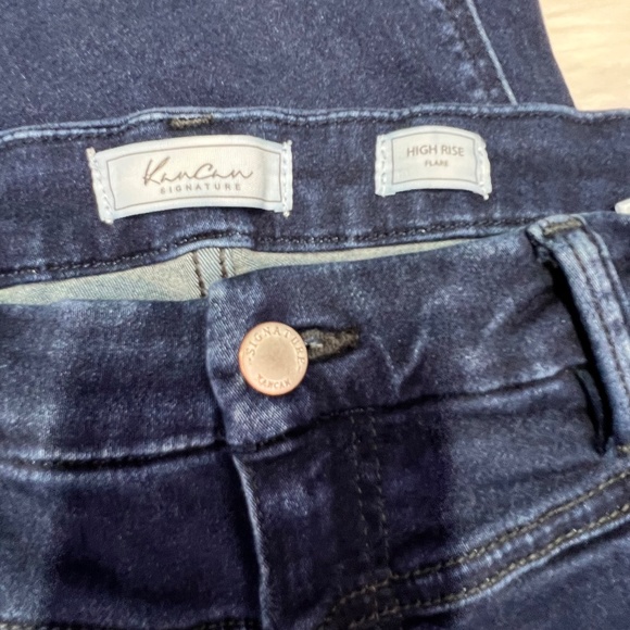 👖|•KANCAN•| Dark Wash High Waist Flare Leg Size 29👖 - Picture 5 of 6